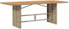 vidaXL 9-tlg. Garten-Essgruppe mit Kissen Beige Poly Rattan 3212715 Bild 3