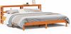 vidaXL Massivholzbett ohne Matratze Wachsbraun 180x200 Kiefernholz 3306140 Bild 2