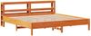 vidaXL Massivholzbett ohne Matratze Wachsbraun 180x200 Kiefernholz 3306140 Bild 3