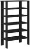 vidaXL Schuhregal Schwarz 61x32x105 cm Holzwerkstoff 859861 Bild 2