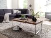 Couchtisch GUNA Massiv-Holz Sheesham 120cm breit Wohnzimmer-Tisch Design dunkel-braun Landhaus-Stil Beistelltisch Bild 3