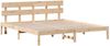 vidaXL Bettgestell mit Kopfteil Braun 180 x 200 cm Massivholz Kiefer 872152 Bild 4