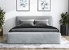 Polsterbett LUMO 120x200 ohne Matratze mit Bettkasten und Lattenrost. Farbe: Silber 15 Bild 3