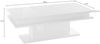 Dmora Couchtisch Iside, Wohnzimmer-Couchtisch, niedriges Aufbewahrungselement, Couchtisch, 100x55x42 cm, Ahorn mit LED-Licht Bild 3