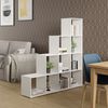 Treppenregal Aramis Weiß 138 x 143 cm 10 Fächer Vicco Bild 4