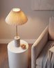 Tischlampe BALUARTE Kunstleinen Beige Bild 3
