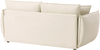 Sofa 3-Sitzer KUNES Stoff Hellbeige Bild 5