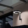 LED Wandleuchte, ALU, grau, satiniert, Ring-Design, H 22 cm Bild 2