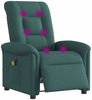 vidaXL Massagesessel Elektrisch Dunkelgrün Stoff 3303250 Bild 3