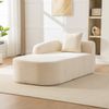 YakoHome Modulsofa Beige 172x99x81 cm – Komplett montiertes Polstersofa mit Chaiselongue, hohem Sitzkomfort und vielseitigem Design für Wohnzimmer, Schlafzimmer oder Home-Office Bild 2