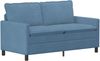 vidaXL Sofa Set 2 pcs Blau Stoff 3417086 Bild 4