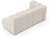 Micadoni Modulares Sofa Lupine 3-Sitzer Links Chenille Eden Helles Beige Bild 3