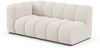 Micadoni Modulares Sofa Lupine 3-Sitzer Links Chenille Eden Helles Beige Bild 2