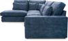 AX LIVING Sofa blau große Eckcouch Celleri XXL Couch L Form 314 cm L Bild 5