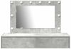 vidaXL Schminktisch mit Schubladen Grau 100 x 40 x 70 cm Holzwerkstoff 865238 Bild 5