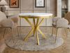 Esstisch Ewagio Gold 100 (Farbe: Gold / Bianco Marmor) Bild 2