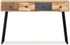 Konsolentisch, Beistelltisch, Konsole Recyceltes Teak Massiv 120 x 30 x 76 cm Bild 3