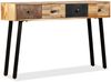 Konsolentisch, Beistelltisch, Konsole Recyceltes Teak Massiv 120 x 30 x 76 cm Bild 2
