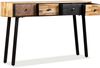 Konsolentisch, Beistelltisch, Konsole Recyceltes Teak Massiv 120 x 30 x 76 cm Bild 5