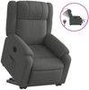 vidaXL Relaxsessel mit Aufstehhilfe Elektrisch Dunkelgrau Stoff 3205227 Bild 2