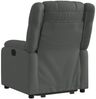 vidaXL Relaxsessel mit Aufstehhilfe Elektrisch Dunkelgrau Stoff 3205227 Bild 5