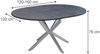 Esstisch Loyd Anthrazit/Grau 120 x 120 cm ausziehbar Vicco Bild 2