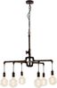 Luce Design Amarcord S6 ZN Pendelleuchte 6-flammig ECO Light zink Bild 5