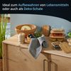 KHG Bambusschale ⌀ 28 cm rund für Obst, Salate, Brot & Snacks, Bambus Bowl natur zum Servieren, Obstschale, Salatschüssel, Chipsschale, Pastaschale, plastikfrei BPA-frei Bild 5