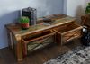 Garderobenbank Altholz 120x45x40 mehrfarbig lackiert NATURE OF SPIRIT #110 Bild 4