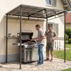 osoltus Grillpavillon, Metallgestell mit wetterfestem Dach, Anthrazit, 150x220 cm Bild 2