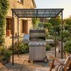 osoltus Grillpavillon, Metallgestell mit wetterfestem Dach, Anthrazit, 150x220 cm Bild 4