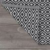 Sealskin Badematte Trellis Baumwolle 60x90 cm Schwarz und Weiß 436894 Bild 5