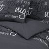 vidaXL Bettwäsche-Set Schwarz 135x200 cm Baumwolle 136529 Bild 5