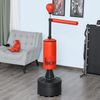 HOMCOM Standboxsack mit 360° Reflexstange Speedball (Boxing Trainer, 1-tlg, Boxpartner), Geeignet für Profis und Anfänger Schwarz Bild 5