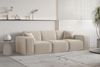 Sofaset Designersofa CELES PREMIUM 3-2-1 in Stoff Opera Velvet Sand Bild 2