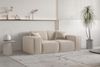 Sofaset Designersofa CELES PREMIUM 3-2-1 in Stoff Opera Velvet Sand Bild 3
