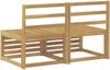 vidaXL 2 Stück Outdoor Mittelsofa Massivholz Akazie Weiß 901498 Bild 5