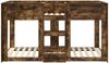 vidaXL Etagenbett für Kinder Geräucherte Eiche 90 x 200 cm 3410415 Bild 5