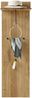 Garderobenpaneel >Anacortes< in Eiche aus Massivholz - 42x135x20cm (BxHxT) Bild 3