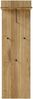 Garderobenpaneel >Anacortes< in Eiche aus Massivholz - 42x135x20cm (BxHxT) Bild 4