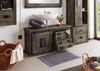 Waschbeckenunterschrank Mango 120x40x60 grau lackiert RAILWAY #277 Bild 3