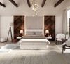 thematys Boxspringbett 140x200 - 180x200cm aus Velours - Stauraumbett - Boxbett (Polsterbett Bonnellfederkern Matratze H3 + ohne Topper, Luxus Doppelbett mit viel Stauraum) Bild 5