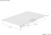 Niederflurbett metallfrei 120x200 Futon metallfreier Lattenrost, Fichte unbehandelt V-60.97-12ohne Zubehör Bild 5