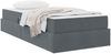 vidaXL Aufbewahrungsbett mit Matratze Dunkelgrau 90 x 190 cm Samt 3399689 Bild 3