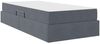 vidaXL Aufbewahrungsbett mit Matratze Dunkelgrau 90 x 190 cm Samt 3399689 Bild 5