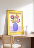 Flower Market Poster · Bunte Retro Blumen Vase · Mid Century Moderne Illustration · Print ohne Rahmen - 80x120cm Bild 5