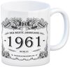 speecheese Tasse 1961 der beste Jahrgang Kaffeebecher Tasse Kaffeetasse Geburtsjahr Bild 1