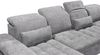 Ecksofa Couch WAYNE Sofa Schlafcouch Bettsofa Sofabett anthrazit L-Form links Bild 5
