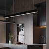 ZMH LED Pendelleuchte Esstisch Hängelampe Dimmbar - 32W Schwarz Modern Esstischlampe Hängend 107CM Höhenverstellbar mit Fernbedienung Hängeleuchte Lang Linear für Esszimmer Büro Wohnzimmer Bild 2