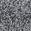 Teppich schwarz-weiß 140x200 cm Shaggy CIDE Bild 5